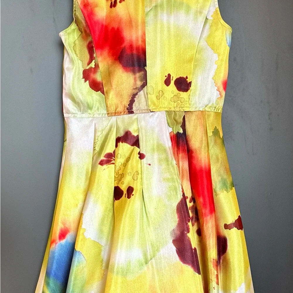 Samuel Dong Print Bubble Dress - Picture 3 of 5